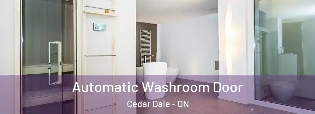  Automatic Washroom Door Cedar Dale - ON