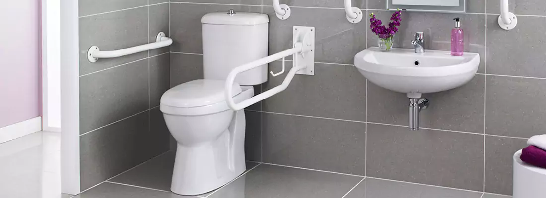 Modern Handicap Bathroom Solutions with Safety Features in Oshawa, ON