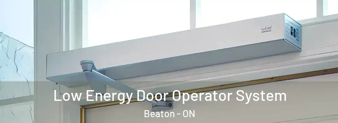  Low Energy Door Operator System Beaton - ON