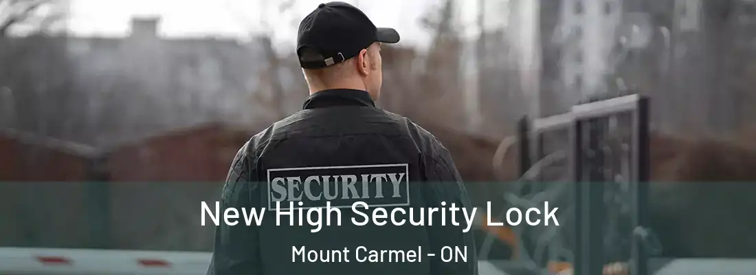  New High Security Lock Mount Carmel - ON