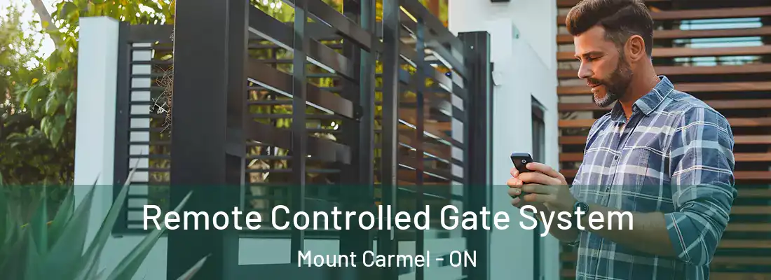  Remote Controlled Gate System Mount Carmel - ON