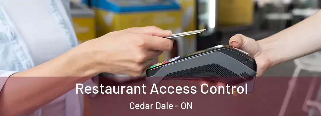  Restaurant Access Control Cedar Dale - ON