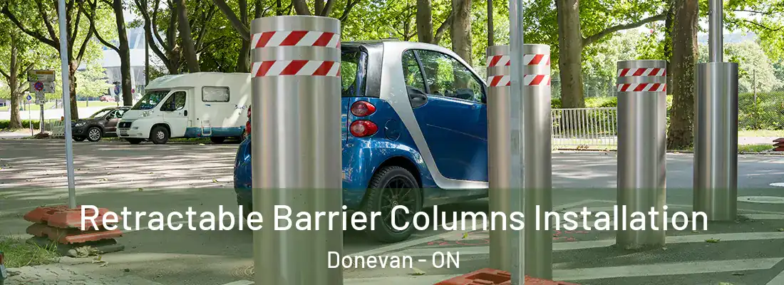 Retractable Barrier Columns Installation Donevan - ON