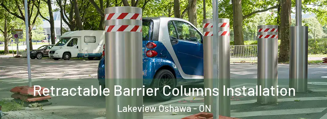  Retractable Barrier Columns Installation Lakeview Oshawa - ON