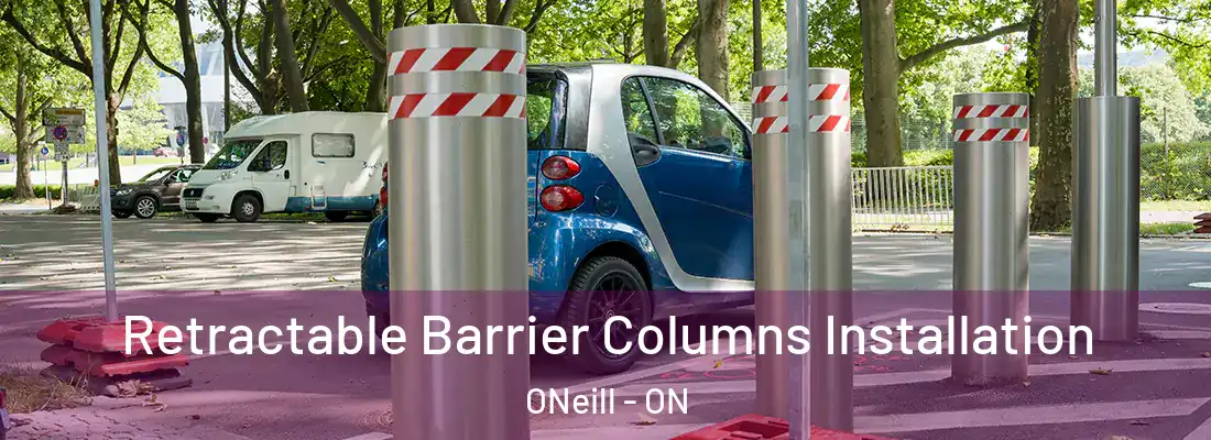  Retractable Barrier Columns Installation ONeill - ON