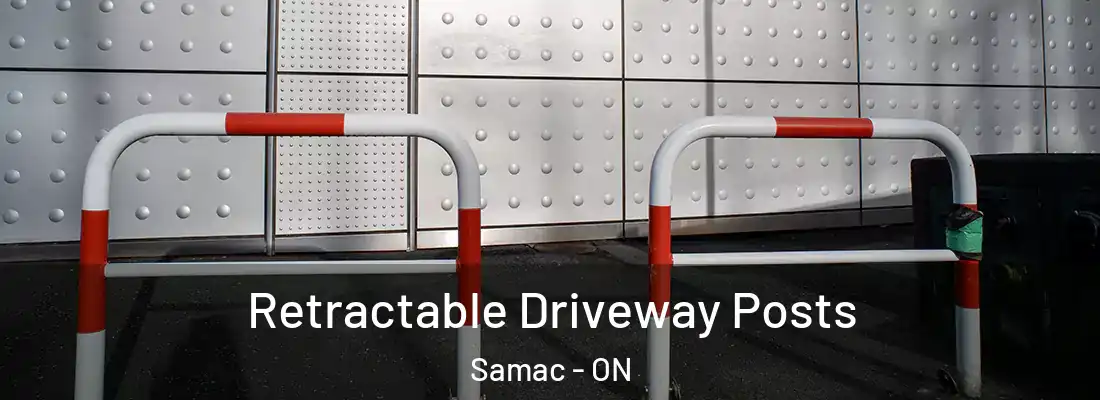  Retractable Driveway Posts Samac - ON