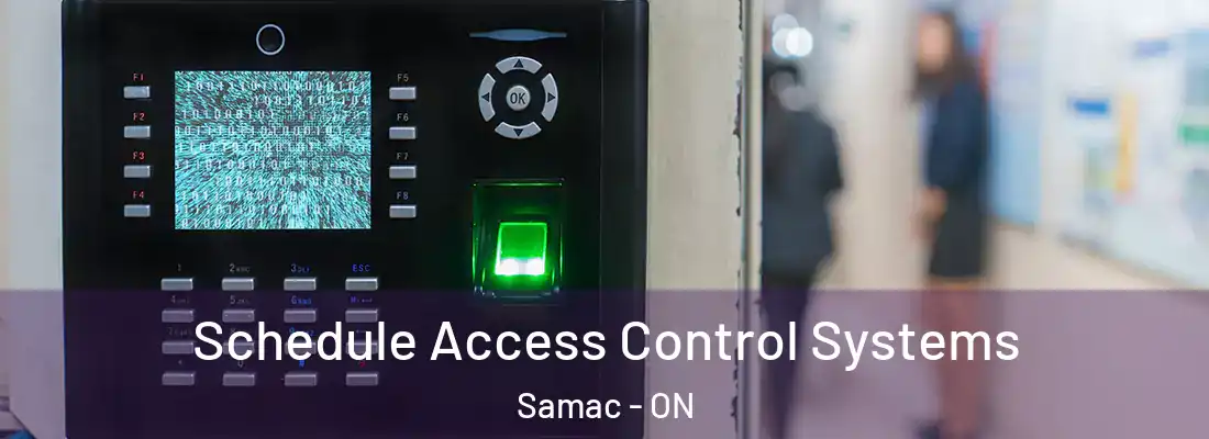  Schedule Access Control Systems Samac - ON