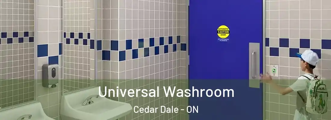 Universal Washroom Cedar Dale - ON