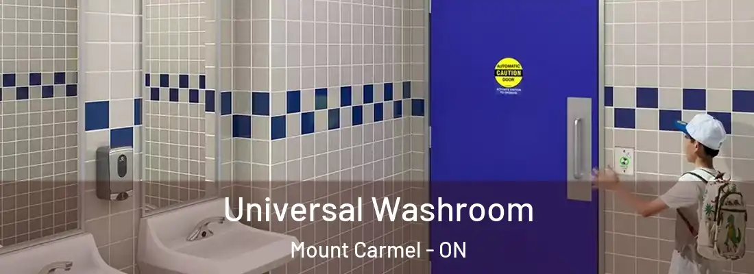  Universal Washroom Mount Carmel - ON